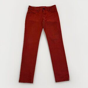 DL1961 Premium Denim Tabasco Red 4Way Stretch Emma Legging Skinny Jeans Size 28